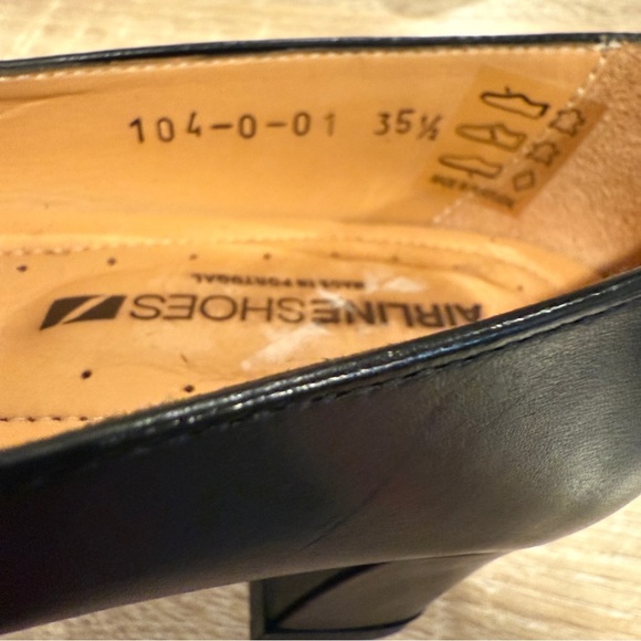 Black Heels From Airline Shoes - Anna H55 Size 35.5 - Flight Attendant - Size 5 - Picture 7 of 7